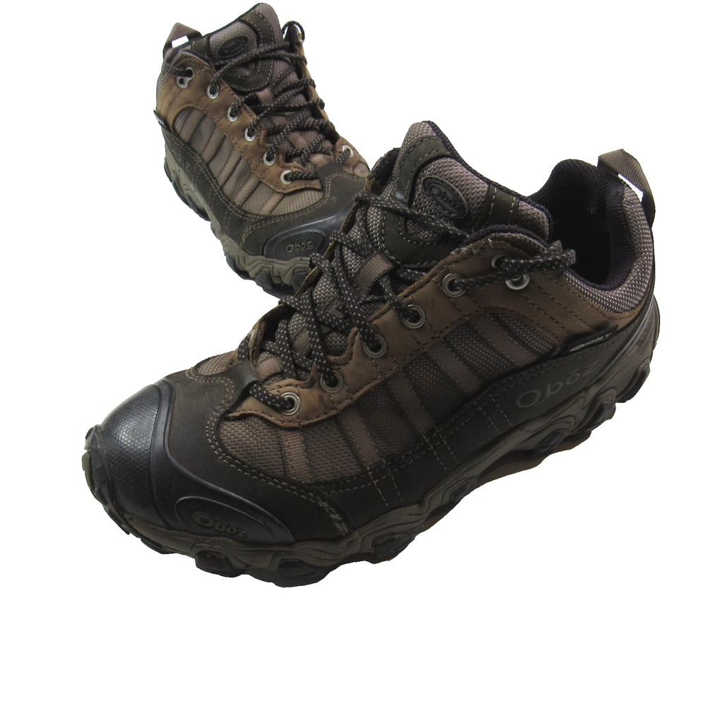 Oboz Firebrand II Low BDry Waterproof Hiking Shoes Size 8.5 Womens Brown